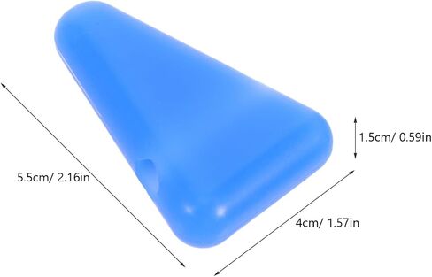 Cabilock 2pcs Fork Holder Silicone Triangle Base Secure Stabilizer Mount for Tuning Forks Lightweight and Easy to Clean for Therapy and Meditation in Saudi Arabia