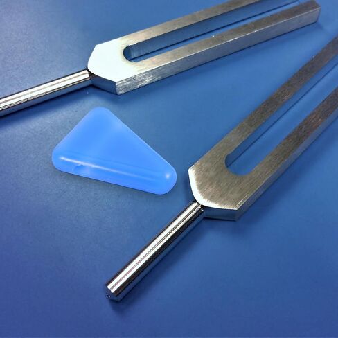 Cabilock 2pcs Fork Holder Silicone Triangle Base Secure Stabilizer Mount for Tuning Forks Lightweight and Easy to Clean for Therapy and Meditation in Saudi Arabia