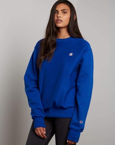 Champion Men's Reverse Weave Crew, Chainstitch Applique in Saudi Arabia