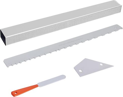 Guitar Luthier Tool Kit, Including 16 Inch Guitar Fret Leveling Sanding Beam, Guitar Fret Rocker, Fret Crowning File, Guitar Neck Notched Straight Edge, Luthier Tools for Guitar Bass in Saudi Arabia