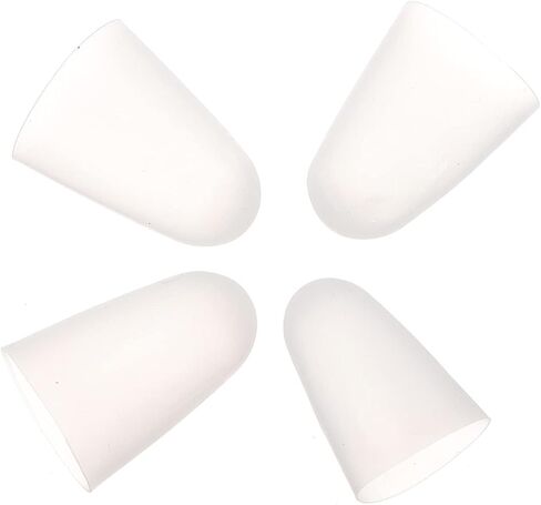 Guitar Finger Cover - Silicone Fingertip Protectors for Pain Relief 4Pcs Transparent Finger Caps for Ukulele & Guitar Players Ideal for Beginners and Professionals in Saudi Arabia