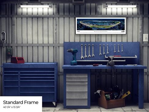 Daytona International Speedway - Night Race - NASCAR Race Posters and Framed Prints by Blakeway Panoramas in Saudi Arabia