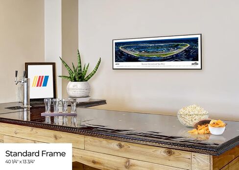 Daytona International Speedway - Night Race - NASCAR Race Posters and Framed Prints by Blakeway Panoramas in Saudi Arabia