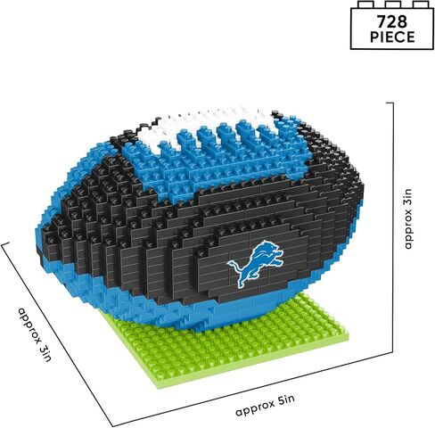 FOCO NFL Unisex Adult NFL 3D BRXLZ Alternate Team Logo Football in Kuwait