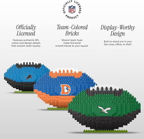 FOCO NFL Unisex Adult NFL 3D BRXLZ Alternate Team Logo Football in Kuwait