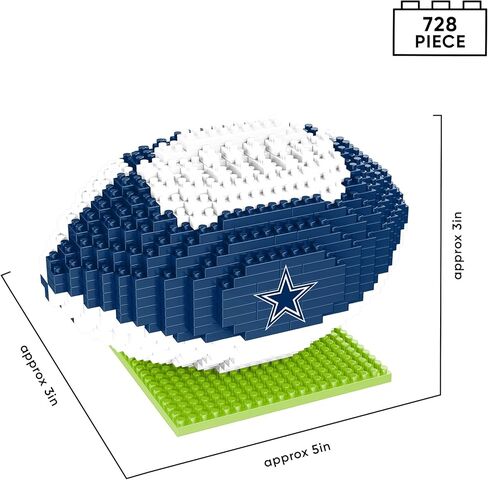 FOCO NFL Unisex Adult NFL 3D BRXLZ Alternate Team Logo Football in Kuwait