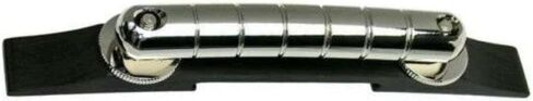 Fender Gretsch Rocking Bar Electric Guitar Bridge - Chrome/Ebony in Saudi Arabia