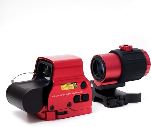 نطاق رؤية منعكس ثلاثي الأبعاد بنقطة حمراء وخضراء 558 G33/558 G43/558 G45 مع مجموعة مكبرة G33 G43 3X /G45 5X مدمجة في حامل QD in Kuwait