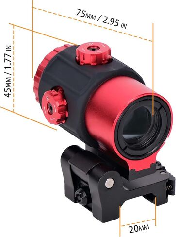 نطاق رؤية منعكس ثلاثي الأبعاد بنقطة حمراء وخضراء 558 G33/558 G43/558 G45 مع مجموعة مكبرة G33 G43 3X /G45 5X مدمجة في حامل QD in Kuwait