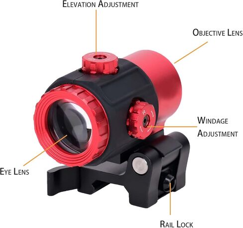 نطاق رؤية منعكس ثلاثي الأبعاد بنقطة حمراء وخضراء 558 G33/558 G43/558 G45 مع مجموعة مكبرة G33 G43 3X /G45 5X مدمجة في حامل QD in Kuwait
