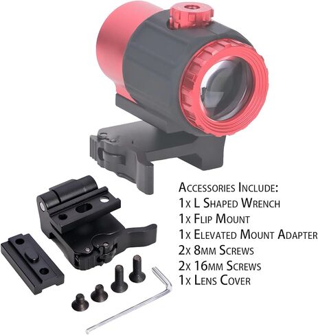 نطاق رؤية منعكس ثلاثي الأبعاد بنقطة حمراء وخضراء 558 G33/558 G43/558 G45 مع مجموعة مكبرة G33 G43 3X /G45 5X مدمجة في حامل QD in Kuwait