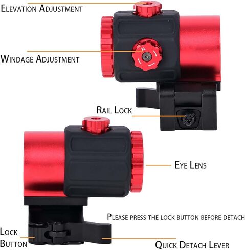 نطاق رؤية منعكس ثلاثي الأبعاد بنقطة حمراء وخضراء 558 G33/558 G43/558 G45 مع مجموعة مكبرة G33 G43 3X /G45 5X مدمجة في حامل QD in Kuwait