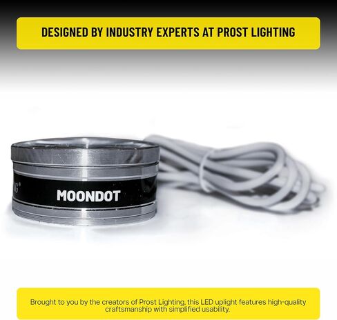 Prost Lighting MoonDot RGBW USB-Powered Mini LED Par Lights with Lenses and Splitters for Events, Party, Wedding Hall & Stage Show - 75ft Non Directional Wireless Range - Set of 1 in Saudi Arabia