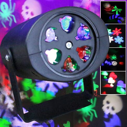 LED GOBO Projector ~ Comes with 4 Changeable Gobos: Christmas, Snowflakes. Halloween and Hearts! in Saudi Arabia