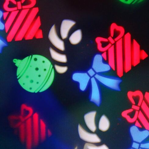LED GOBO Projector ~ Comes with 4 Changeable Gobos: Christmas, Snowflakes. Halloween and Hearts! in Saudi Arabia