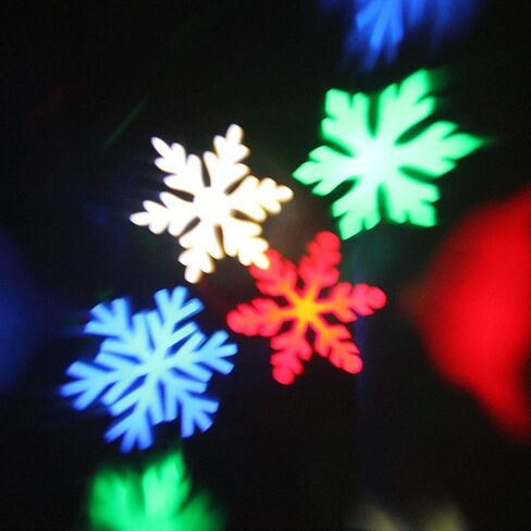 LED GOBO Projector ~ Comes with 4 Changeable Gobos: Christmas, Snowflakes. Halloween and Hearts! in Saudi Arabia