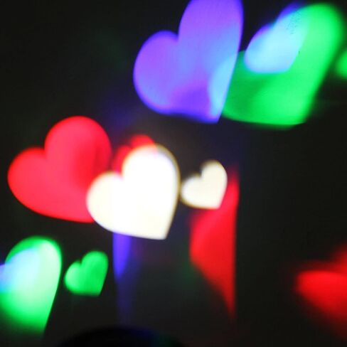 LED GOBO Projector ~ Comes with 4 Changeable Gobos: Christmas, Snowflakes. Halloween and Hearts! in Saudi Arabia