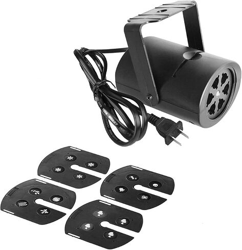LED GOBO Projector ~ Comes with 4 Changeable Gobos: Christmas, Snowflakes. Halloween and Hearts! in Saudi Arabia