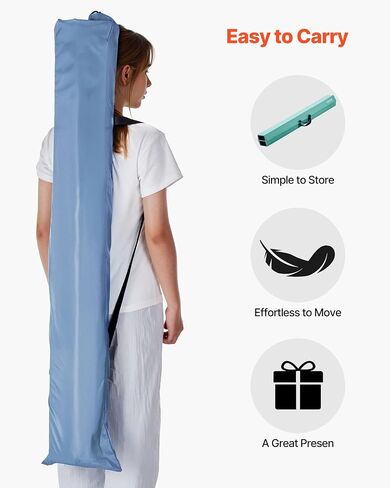 VEVOR 8FT Balance Beam للأطفال، 200-350LBS دعم ثابت شعاع أرضية الجمباز مع حصيرة غير قابلة للانزلاق، معدات تدريب الجمباز من الخشب/EVA مع قاعدة مضادة للانزلاق وحقيبة حمل لصالة الألعاب الرياضية المنزلية in Saudi Arabia