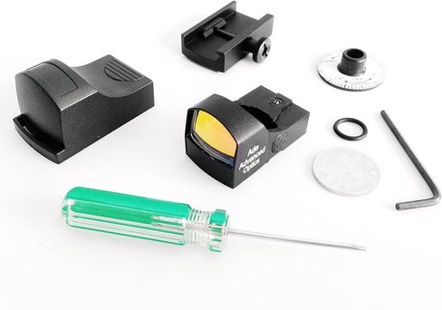 Ade Advanced Optics Crusader RD3-009 Red Dot Sight + Optic Mounting Plate for 1911 Novak Rear Sight Pistol in Saudi Arabia