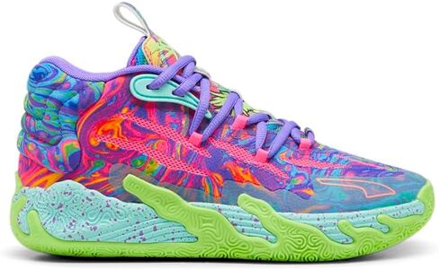 PUMA Kids Girls Mb.03 Be You Basketball Sneakers Shoes - Multi, Purple in Saudi Arabia