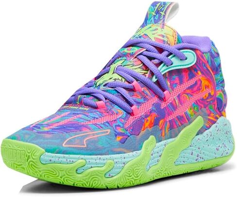 PUMA Kids Girls Mb.03 Be You Basketball Sneakers Shoes - Multi, Purple in Kuwait