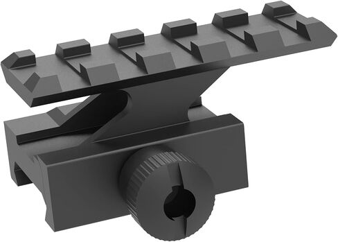 TPO 1“/0.83"/0.5" Picatinny Rail Riser Mount 5 Slots See-Through Slanted Picatinny Rail Mount for Red Dots, Scopes, Optics, Flashlight in Kuwait
