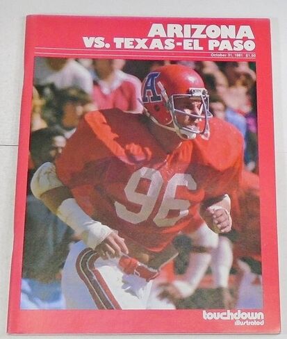 1979 Arizona v UTEP Football Program 10/31 82855b47 - College Programs in Saudi Arabia