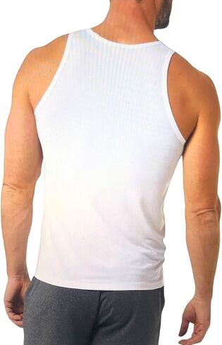 32 Degrees Comfort Mesh Tank Top, 3 Pack, Medium White in Saudi Arabia