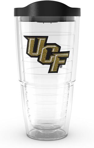 Tervis Made in USA Double Walled University of Central Florida Knights Insulated Tumbler Cup Keeps Drinks Cold & Hot, 24oz, Primary Logo in Saudi Arabia