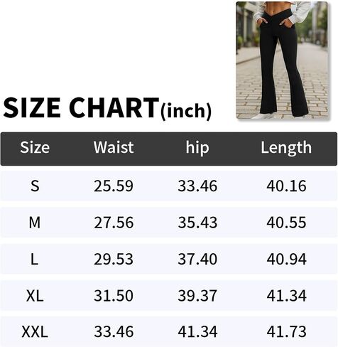 Women's Yoga Flared Pants with Pockets High Waisted Stretchy Yoga Pants for Casual Wear in Saudi Arabia