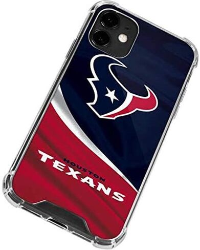 حافظة هاتف Skinit الشفافة متوافقة مع iPhone 12 Mini - تصميم NFL Houston Texans مرخص رسميًا in Saudi Arabia