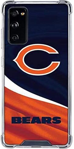 حافظة هاتف Skinit الشفافة متوافقة مع هاتف Galaxy S20 FE - تصميم مرخص رسميًا من NFL Chicago Bears in Saudi Arabia