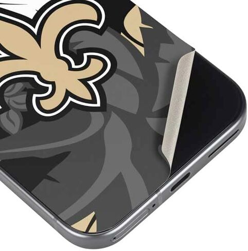 Skinit Decal Phone Skin Compatible with Google Pixel 9 - Officially Licensed NFL New Orleans Saints Tropical Print Design in Saudi Arabia