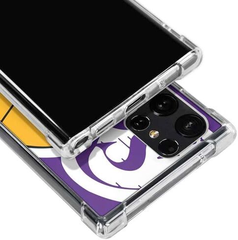 Skinit Clear Phone Case Compatible with Galaxy S23 Ultra - Officially Licensed NBA Los Angeles Lakers Large Logo Design in Saudi Arabia