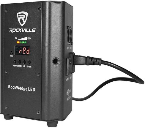 8 Rockville RockWedge LED 54w RGBWA+UV Rechargeable Wireless DMX Lights+Backpack in Saudi Arabia