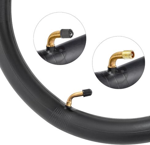 YUNSCM 2-PCS 14 "أنابيب الدراجة 14x2.125/2.40 أنابيب الدراجة مع CR202 بزاوية (منحنية) صمام الجذعية متوافق مع 14 × 2.125 14 × 2.25 14 × 2.35 14 × 2.40 أنابيب الإطارات الكهربائية للدراجة الإلكترونية in Saudi Arabia