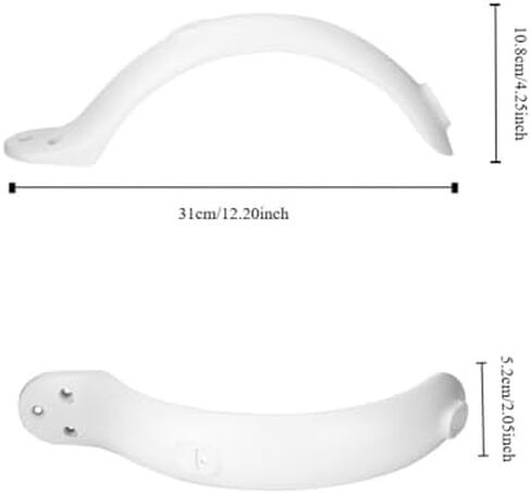 Electric Scooter Rear Mudguard, Black Scooters Mudguard Bracket Replacement Part for M365 Scooter, 31cm Length​ in Saudi Arabia