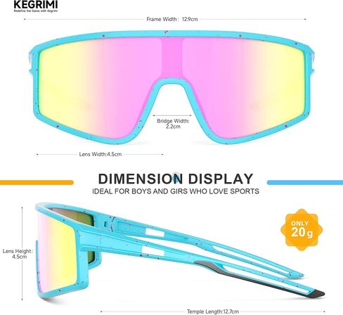 3 Pack Kids Sunglasses Youth Baseball Sunglasses for 3-12 Boys Girls Sports Cycling Running UV Protection Goggles in Saudi Arabia