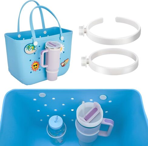 Accessories for Bogg Bag Cup Holder, Bogg Cup Holder for Stanley 40 Oz & All Large Bogg Bags，Leak-Proof Drink Holder with Universal Design(Fits Stanley Cup, Bogg Bag Large, Bog Bag Models) in Saudi Arabia