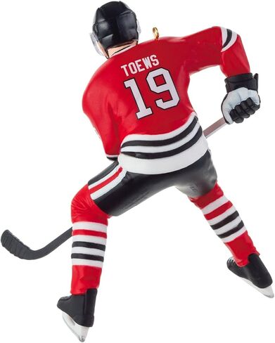 Hallmark Keepsake Ornament NHL Chicago Blackhawks Jonathan Toews Hockey in Saudi Arabia