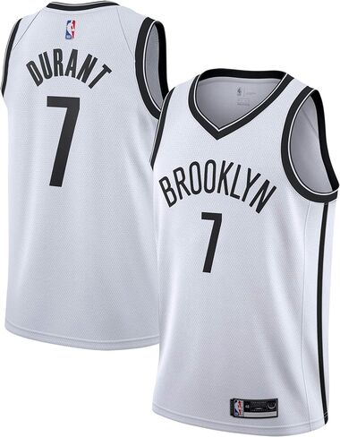 Outerstuff Kevin Durant Brooklyn Nets White #7 Youth 8-20 Alternate Edition Swingman Player Jersey in Saudi Arabia