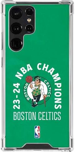 Skinit Clear Phone Case Compatible with Galaxy S24 Ultra - Officially Licensed 2024 NBA Champions Boston Celtics Design in Saudi Arabia