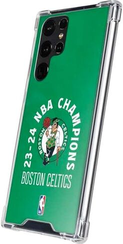 Skinit Clear Phone Case Compatible with Galaxy S24 Ultra - Officially Licensed 2024 NBA Champions Boston Celtics Design in Saudi Arabia
