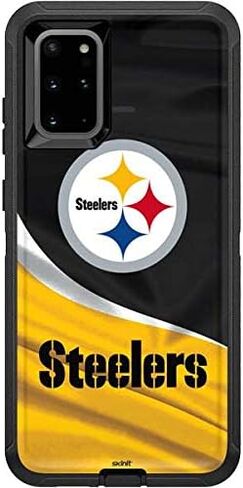 غلاف Skinit متوافق مع OtterBox Defender Galaxy S20 Plus - تصميم مرخص رسميًا من NFL Pittsburgh Steelers in Kuwait