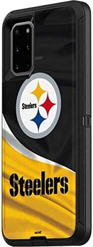 غلاف Skinit متوافق مع OtterBox Defender Galaxy S20 Plus - تصميم مرخص رسميًا من NFL Pittsburgh Steelers in Kuwait