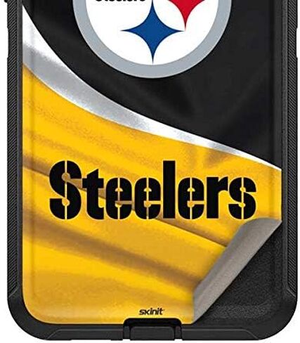 غلاف Skinit متوافق مع OtterBox Defender Galaxy S20 Plus - تصميم مرخص رسميًا من NFL Pittsburgh Steelers in Kuwait