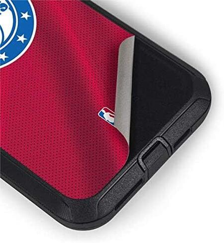 Skinit Decal Skin Compatible with OtterBox Defender iPhone 11 Case - Officially Licensed NBA Philadelphia 76ers Jersey Design in Saudi Arabia