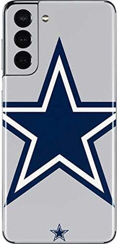 ملصق هاتف Skinit متوافق مع هاتف Samsung Galaxy S21 5G - تصميم شعار كبير مرخص رسميًا من NFL Dallas Cowboys in Saudi Arabia