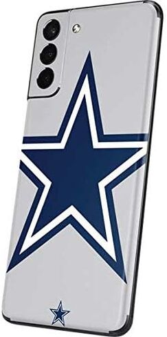 ملصق هاتف Skinit متوافق مع هاتف Samsung Galaxy S21 5G - تصميم شعار كبير مرخص رسميًا من NFL Dallas Cowboys in Saudi Arabia